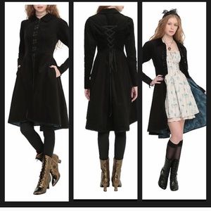 Hot Topic -SZ M - Cinderella Coat - Steampunk - Corset Back - Button details NWT